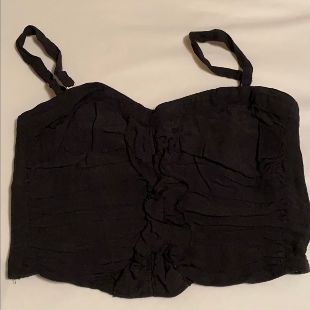 Abercrombie & Fitch Black Tube Crop Top